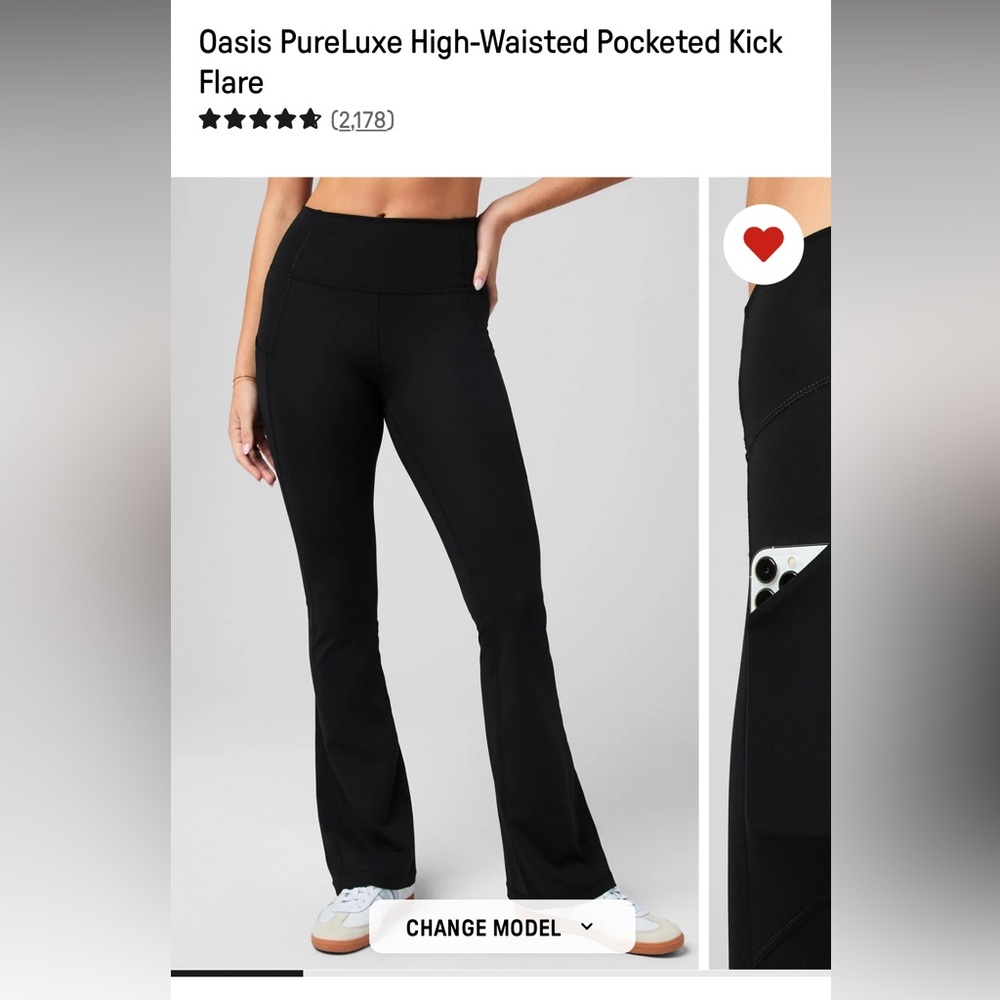 Fabletics flare leggings